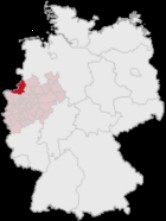Lage von Burlo in Deutschland